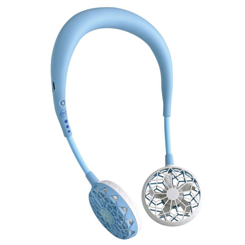 Lazy mini USB portable hanging neck fan