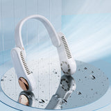 Mini Personal Hanging Neck Fan USB Rechargeable Wearable Portable Neckband Summer Sports Fan Household Silent Fan Radiator