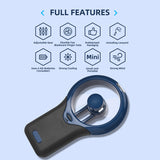 Hanging Neck Black Neutral Mechanical Mini Silent Handheld Portable Fan