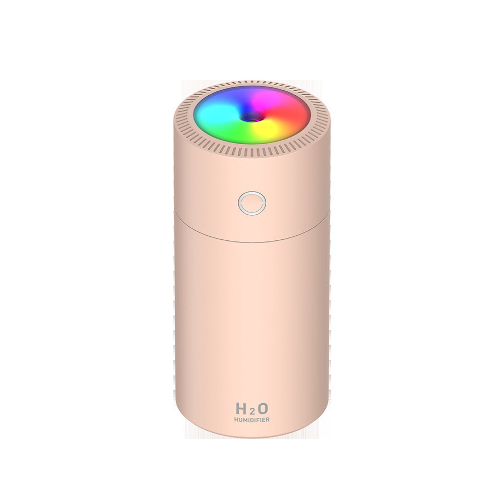 Aurora colorful cup humidifier car mini usb air