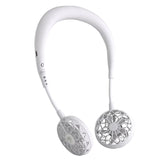 Lazy mini USB portable hanging neck fan