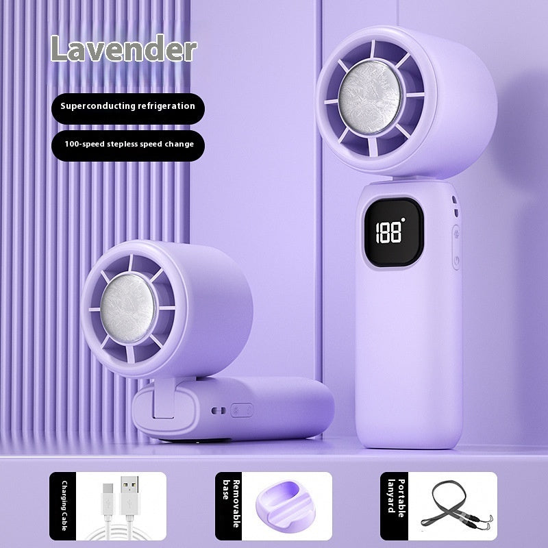 Portable Neck Hanging Plastic Mini Charging Silent Fan