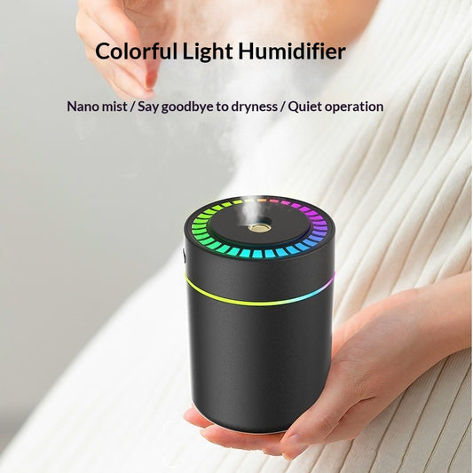 Colorful LED USB Mini For Home Bedroom Desk Portable Car-Sized Air Humidifier