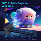 Small Projector 4K Wireless WiFi Smart 5G Projector