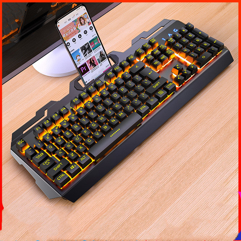 Three-piece keyboard mouse headset set
