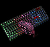 Wired keyboard and mouse set computer desktop game mechanical feel keyboard and mouse set