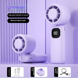 Portable Neck Hanging Plastic Mini Charging Silent Fan