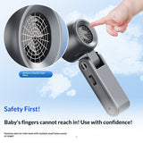 High-Speed Folding Cooling Fan Mini Handheld Neck-Hanging Semiconductor Ice Pack Compact And Portable