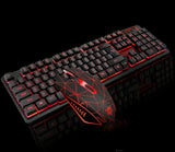 Wired keyboard and mouse set computer desktop game mechanical feel keyboard and mouse set