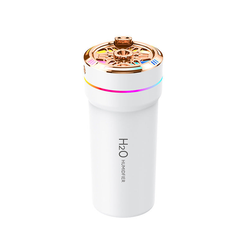 Car Humidifier Small Mini Air Purifier Starry Sky Projection Ambience Light