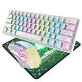 Free Wolf T61 Charging Wireless Keyboard And Mouse Set 61 Key Luminous Wireless Gaming Keyboard And Mouse Set Percent 60