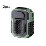 Portable Waist Fan USB Air Conditioning Rechargeable Hanging Neck Mini Fan Outdoor Sports Cooling Waist Clip On Fan