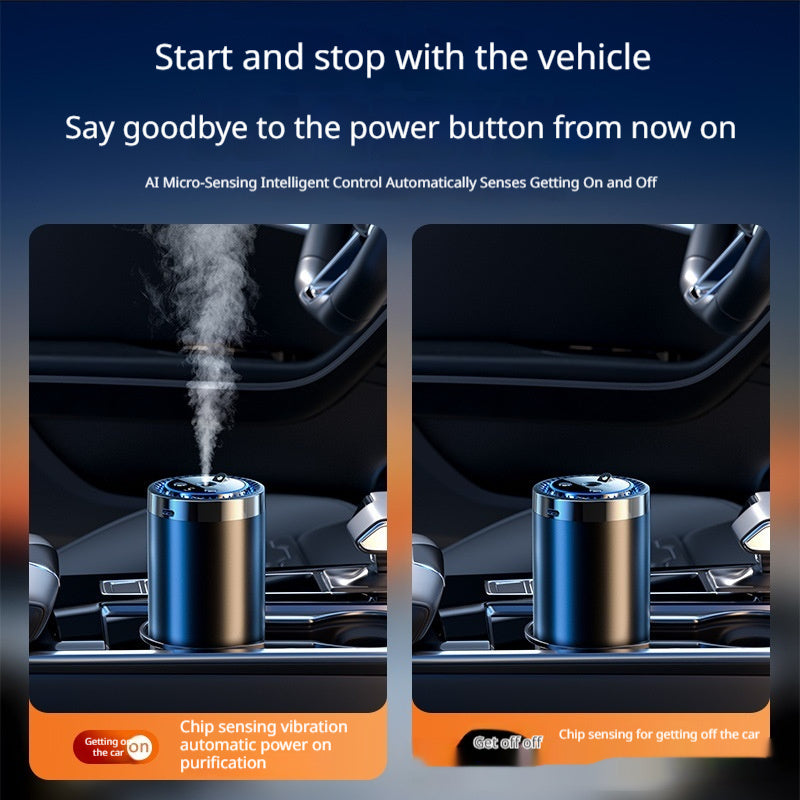 In-car Air Purifier Humidifier And Aromatherapy Deodorizer