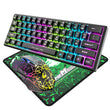 Free Wolf T61 Charging Wireless Keyboard And Mouse Set 61 Key Luminous Wireless Gaming Keyboard And Mouse Set Percent 60