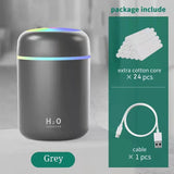 Home Car Charging Colorful Air Humidifier Usb Water Replenishment