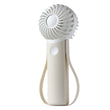 Handheld Fan Portable Silicone Handle Fixed Neck Mini