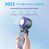 High-Speed Folding Cooling Fan Mini Handheld Neck-Hanging Semiconductor Ice Pack Compact And Portable